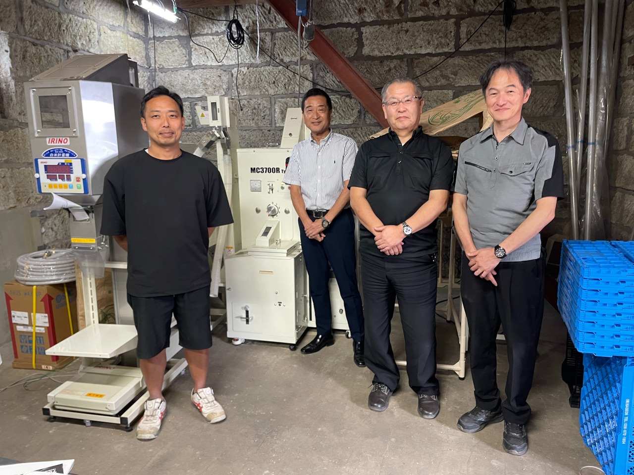 「大谷石蔵米」支える精米機 丸七製作所 ユーザー 宇都宮市の大澤社長
